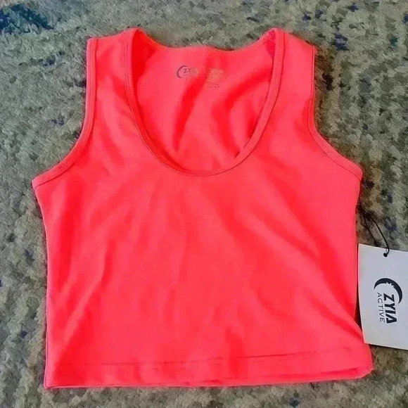 ZYIA Tops - NWT Zyia Flamingo Stronger Tank